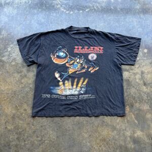 Vintage Fighting illini Chicago Looney Tunes T-shirt